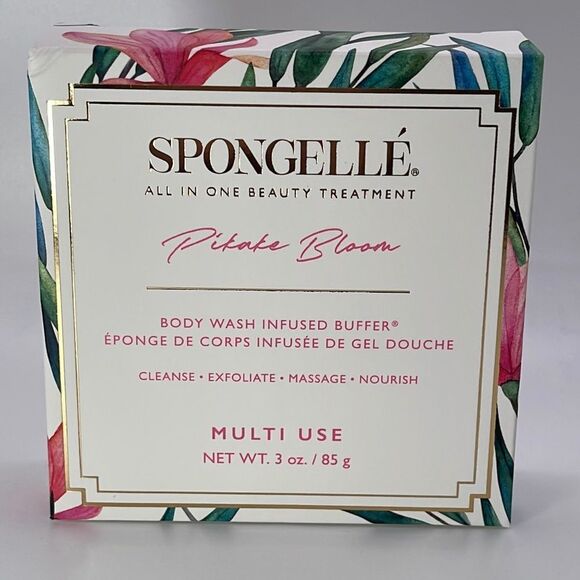 NIB SPONGELLÉ PIKAKE BLOOM | MULTI-USE BODY WASH INFUSED BUFFER - Picture 4 of 5